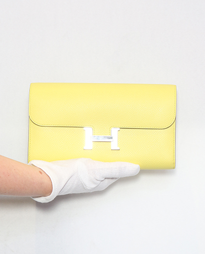 Hermes Long Constance Wallet, front view